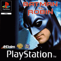 Batman and Robin Playstation  box art